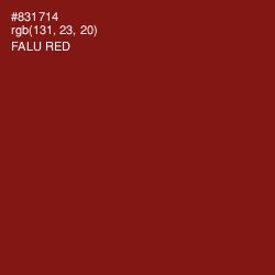 #831714 - Falu Red Color Image