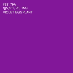 #83179A - Violet Eggplant Color Image