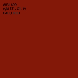 #831809 - Falu Red Color Image