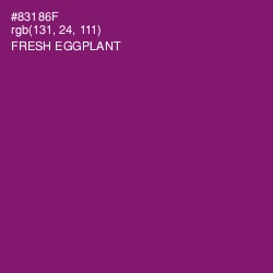 #83186F - Fresh Eggplant Color Image