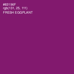 #83196F - Fresh Eggplant Color Image