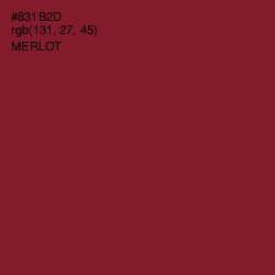 #831B2D - Merlot Color Image