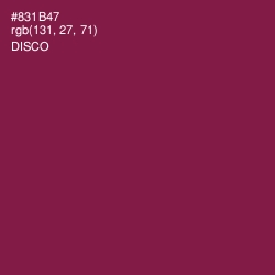 #831B47 - Disco Color Image