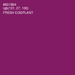 #831B64 - Fresh Eggplant Color Image