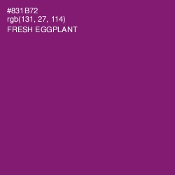 #831B72 - Fresh Eggplant Color Image