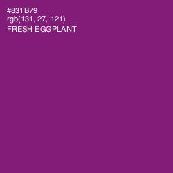 #831B79 - Fresh Eggplant Color Image