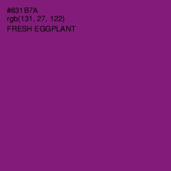 #831B7A - Fresh Eggplant Color Image