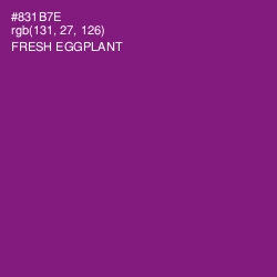 #831B7E - Fresh Eggplant Color Image