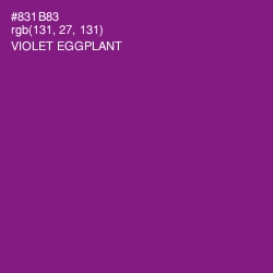 #831B83 - Violet Eggplant Color Image