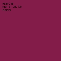#831C48 - Disco Color Image