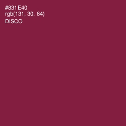 #831E40 - Disco Color Image