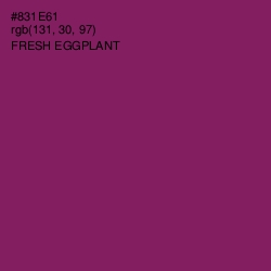 #831E61 - Fresh Eggplant Color Image