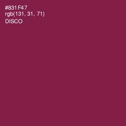 #831F47 - Disco Color Image