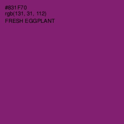 #831F70 - Fresh Eggplant Color Image