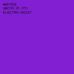 #831FD3 - Electric Violet Color Image