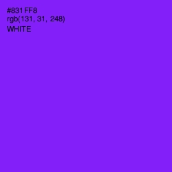 #831FF8 - Electric Violet Color Image