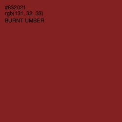 #832021 - Burnt Umber Color Image