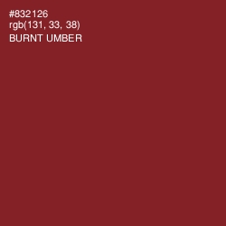#832126 - Burnt Umber Color Image