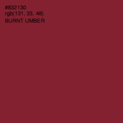 #832130 - Burnt Umber Color Image