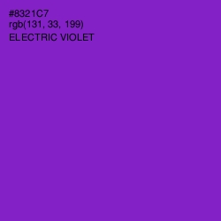 #8321C7 - Electric Violet Color Image