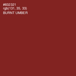 #832321 - Burnt Umber Color Image