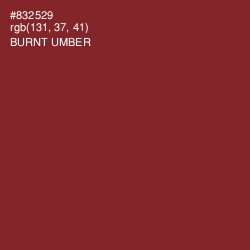 #832529 - Burnt Umber Color Image