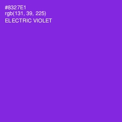 #8327E1 - Electric Violet Color Image