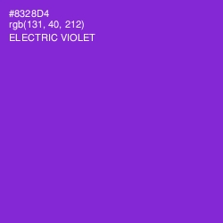 #8328D4 - Electric Violet Color Image