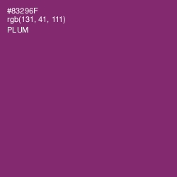 #83296F - Plum Color Image