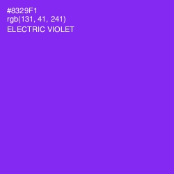 #8329F1 - Electric Violet Color Image