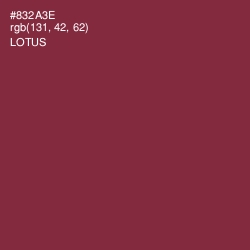 #832A3E - Lotus Color Image