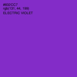 #832CC7 - Electric Violet Color Image