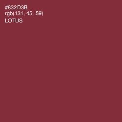 #832D3B - Lotus Color Image