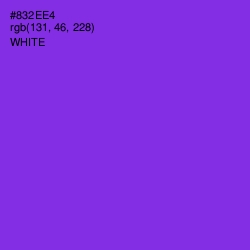 #832EE4 - Electric Violet Color Image