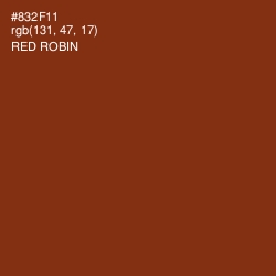 #832F11 - Red Robin Color Image