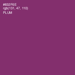 #832F6E - Plum Color Image