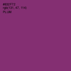 #832F72 - Plum Color Image