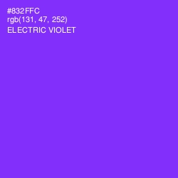 #832FFC - Electric Violet Color Image