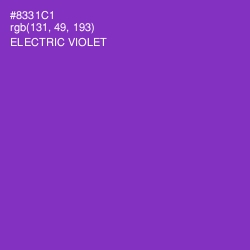 #8331C1 - Electric Violet Color Image