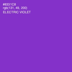 #8331C8 - Electric Violet Color Image