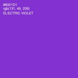 #8331D1 - Electric Violet Color Image