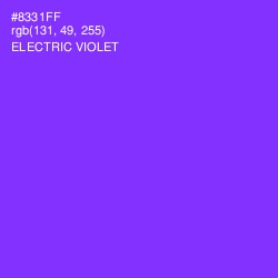 #8331FF - Electric Violet Color Image