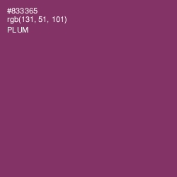 #833365 - Plum Color Image