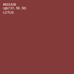 #833A38 - Lotus Color Image