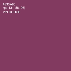 #833A60 - Vin Rouge Color Image