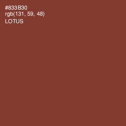 #833B30 - Lotus Color Image