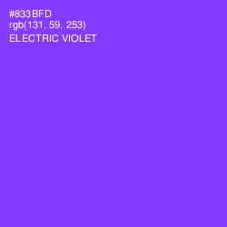 #833BFD - Electric Violet Color Image