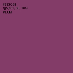 #833C68 - Plum Color Image