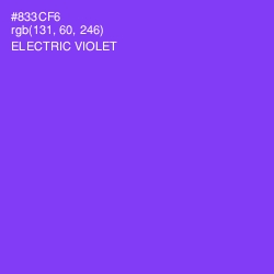 #833CF6 - Electric Violet Color Image