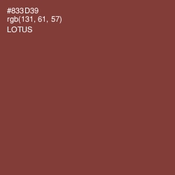 #833D39 - Lotus Color Image